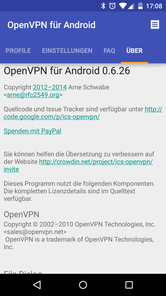 OpenVPN für Android